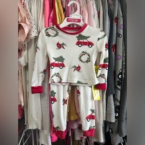 Penelope Mack 2 Piece Set Christmas Tree & Truck Pajama Set 18m